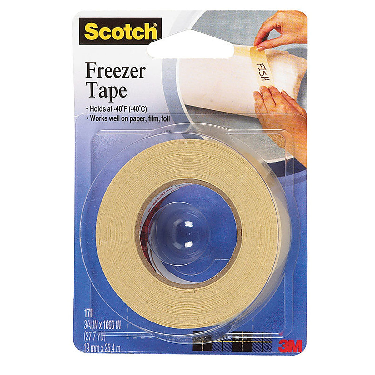 3M 178 Scotch Scotch Tan Freezer Tape 1/Pack