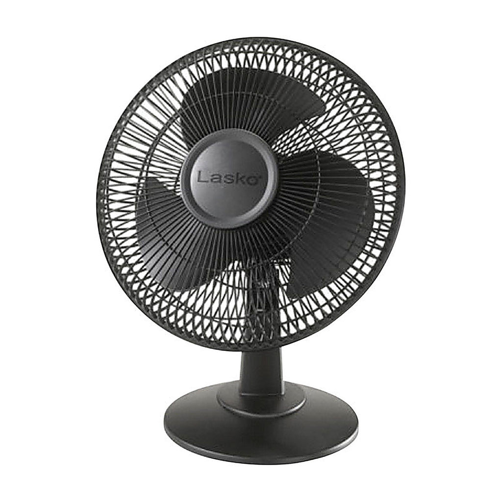 Lasko 2017 16.5 in. H x 12 in. Dia. 3 speed Oscillating Table Fan
