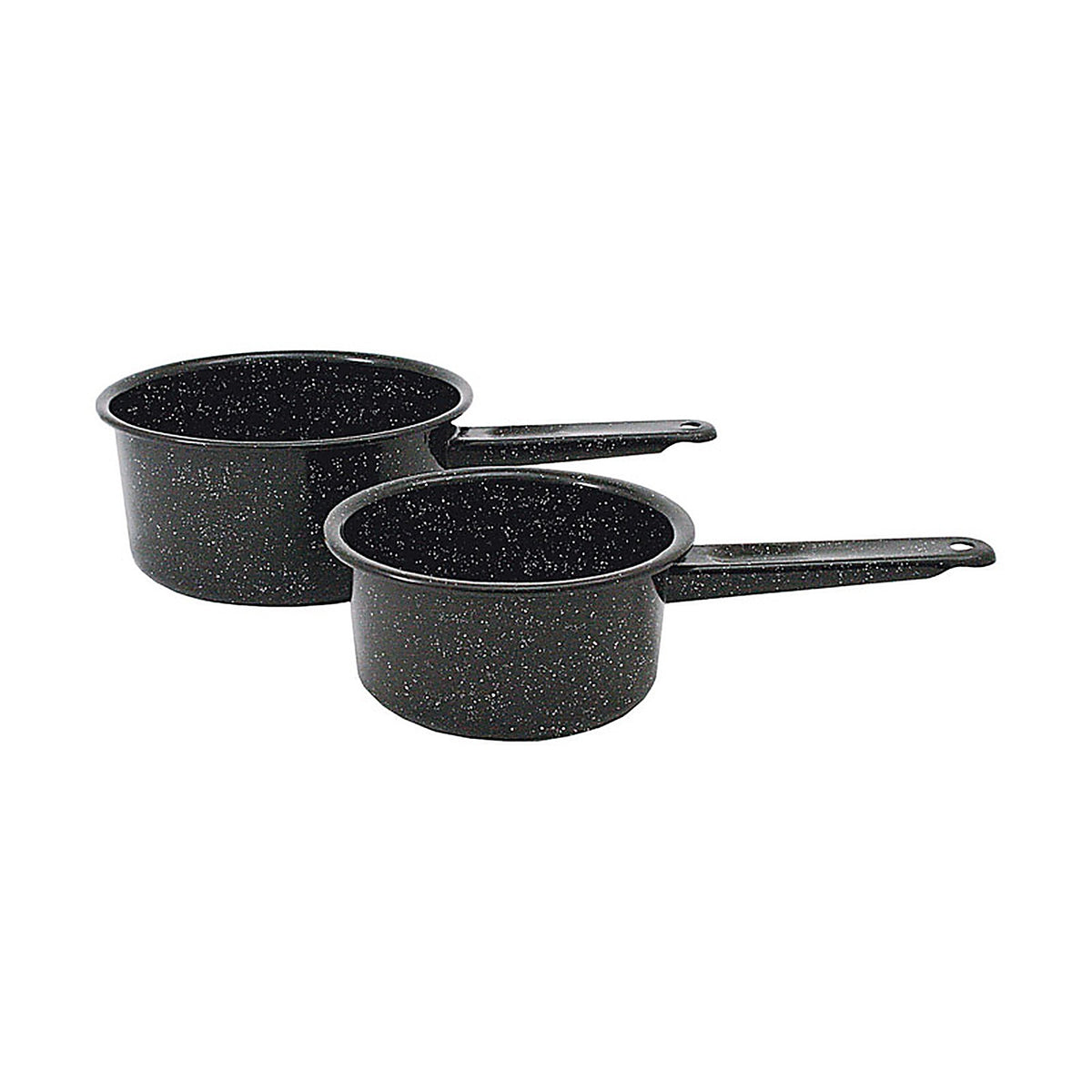 Granite Ware - 305658 - Ceramic Over Steel Sauce Pan Set Black