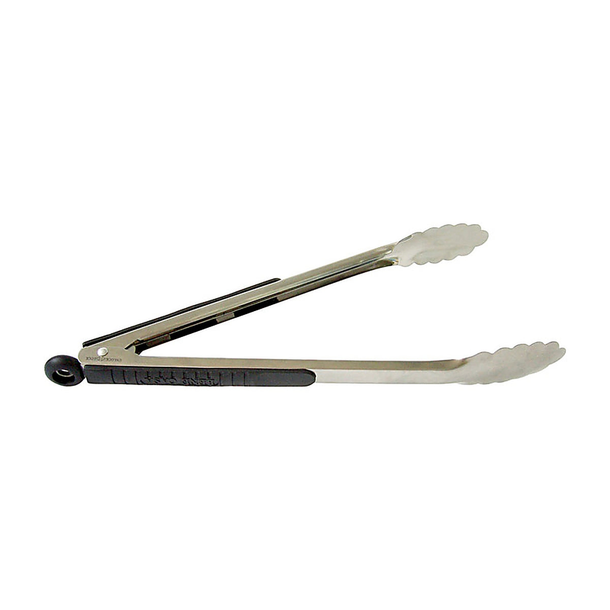 Bene Casa - BC-40242 - Black/Silver Stainless Steel Bbq Tongs