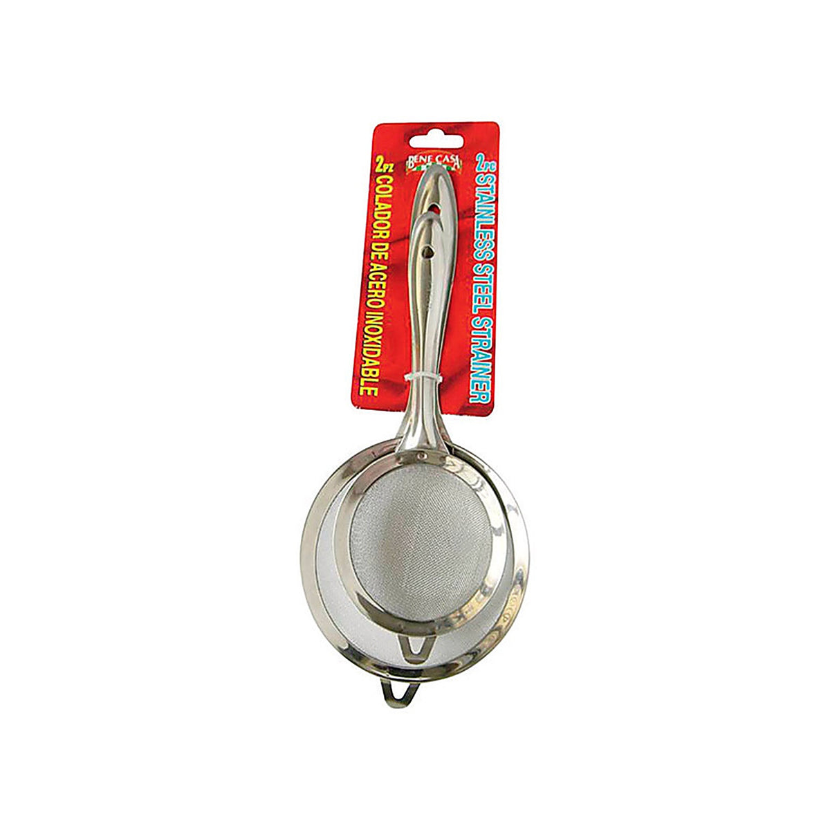 Bene Casa - BC-65595 - Silver Stainless Steel Strainer Set