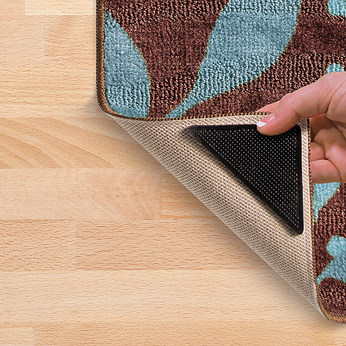 Ruggies - RU011132 - as Seen on TV Rug Grippers Polyurethane/Polyester/Paper 8 Pack