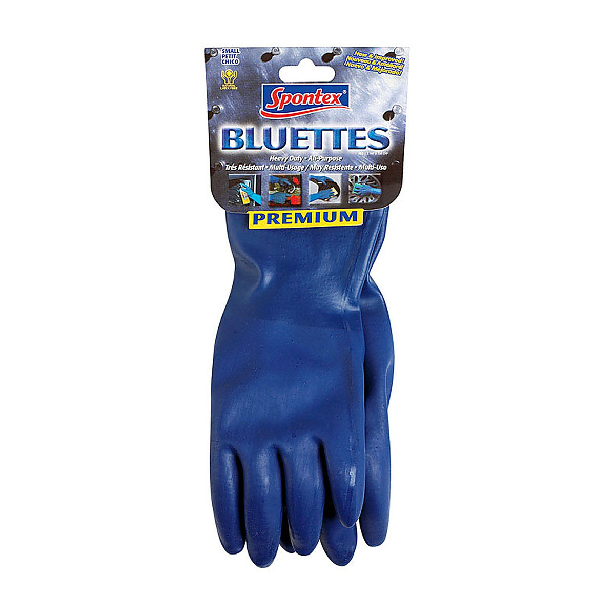 Spontex 17005 Bluettes Neoprene Gloves S Blue 1 pk