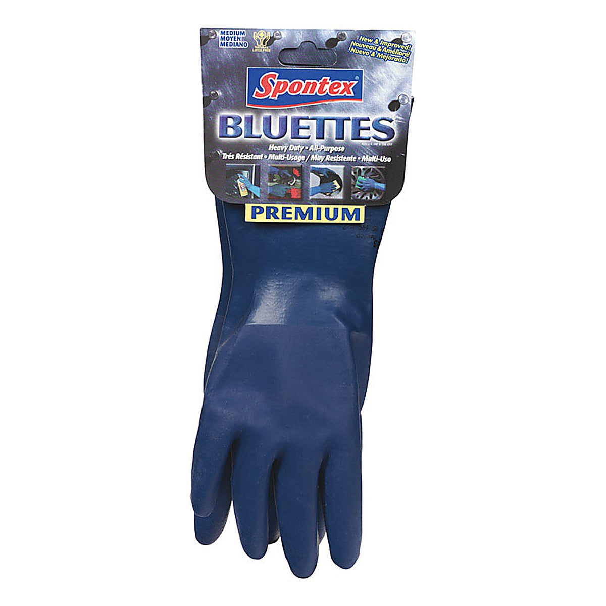 Spontex 18005 Bluettes Neoprene Gloves M Blue 1 pk