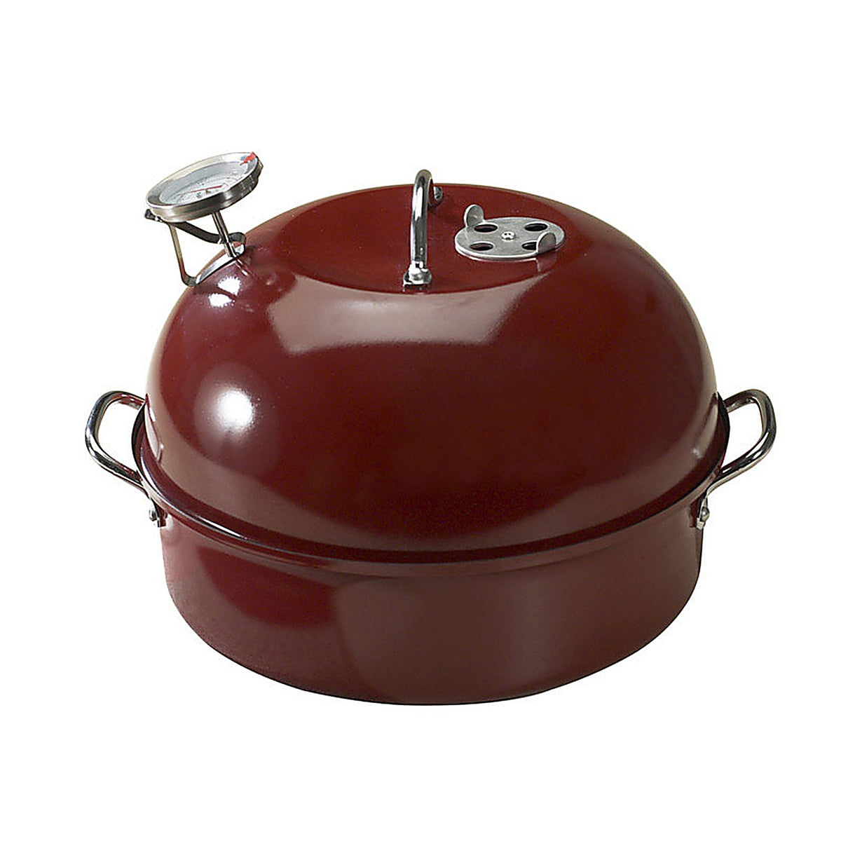 Nordic Ware - 36556 - Aluminized Steel Kettle Smoker 12.38 In. Red