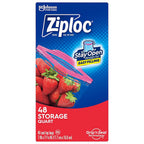 Ziploc 310 1 qt. Clear Food Storage Bag 48/Pack