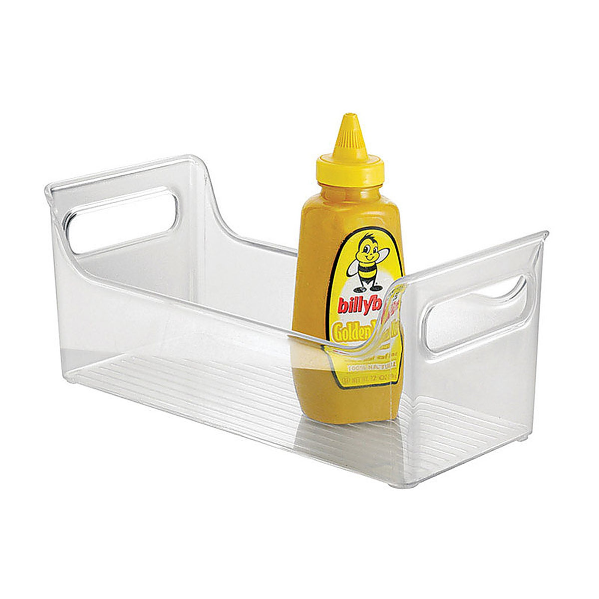 InterDesign 72530 5-1/2 in. W x 11-5/16 in. L Clear Plastic Refrigerator Storage Caddy