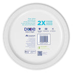 Dixie - 15255 - Multicolored Paper Flowers Bloom Dinner Plate 10-1/16 In. D 26 Pack