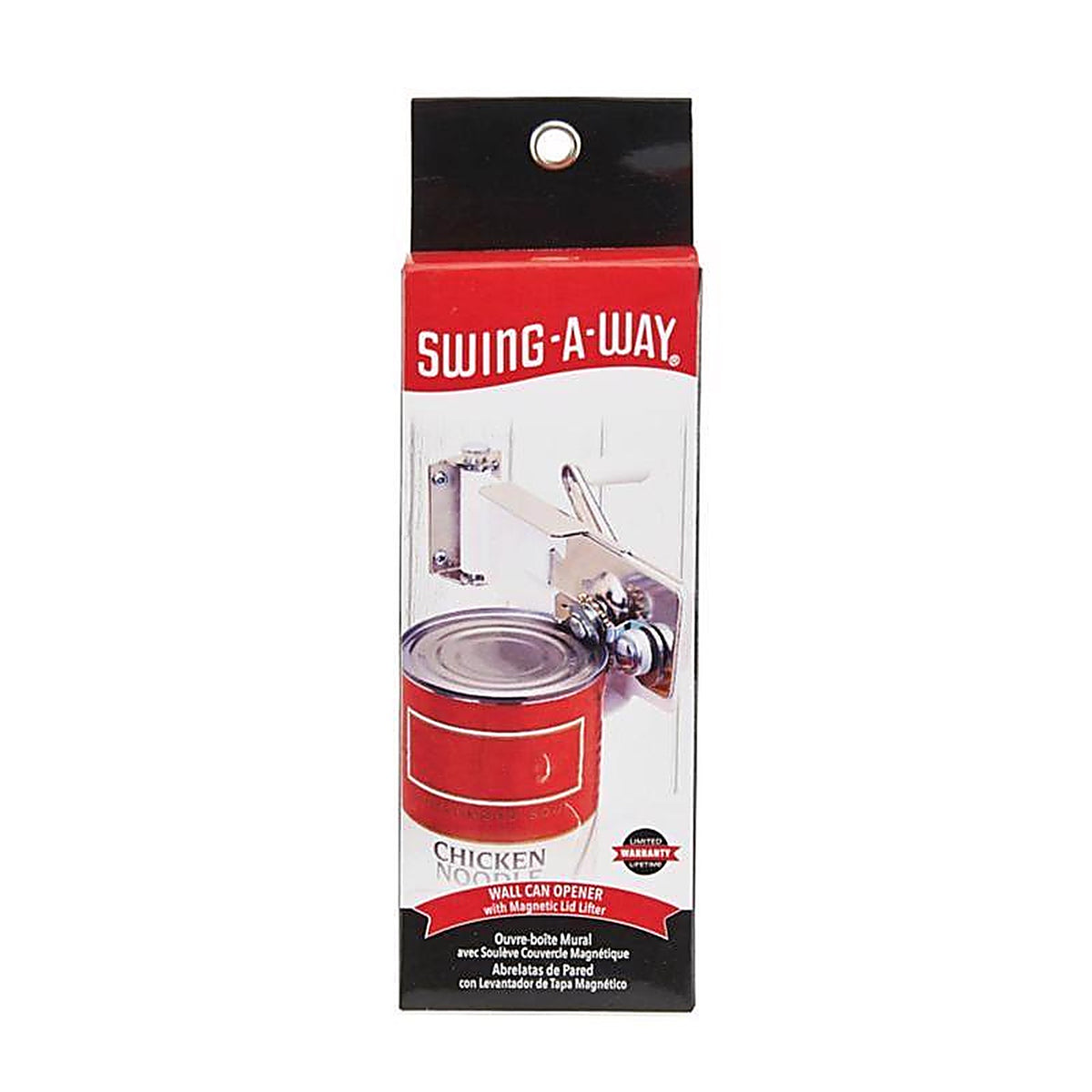 Swing-A-Way - 609WH - White Steel Manual Wall Mount Can Opener