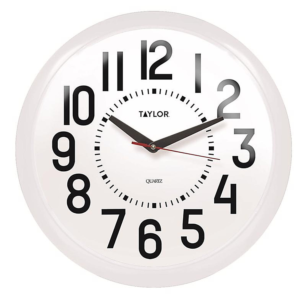 Taylor 6760 Casual Outdoor Clock Resin White