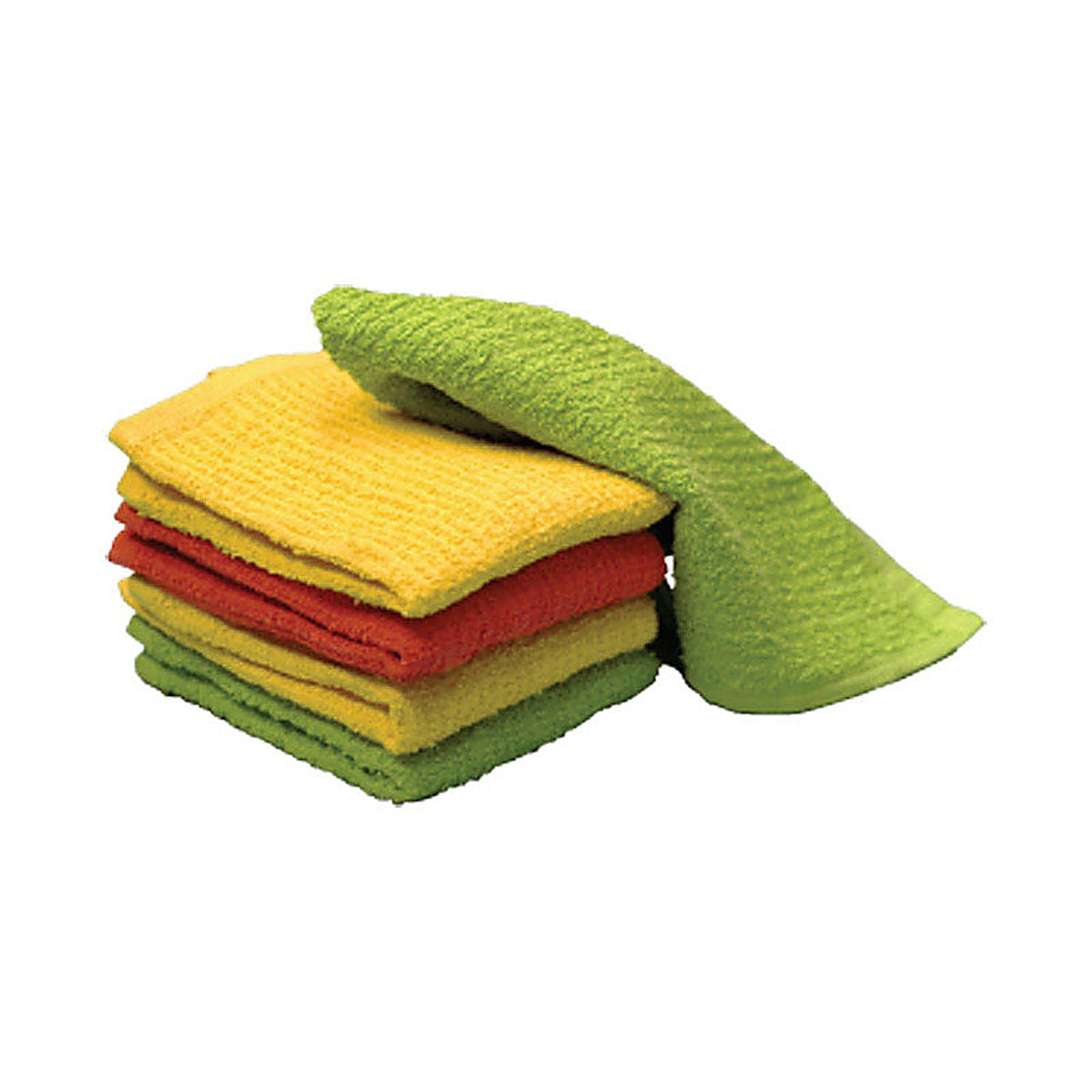 Ritz - 10021 - Warm Assorted Cotton Solid Bar Mop Dish Cloth 5 Pack