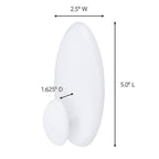 3M BATH19-ESF Command Frost White Plastic Caddy Hanger