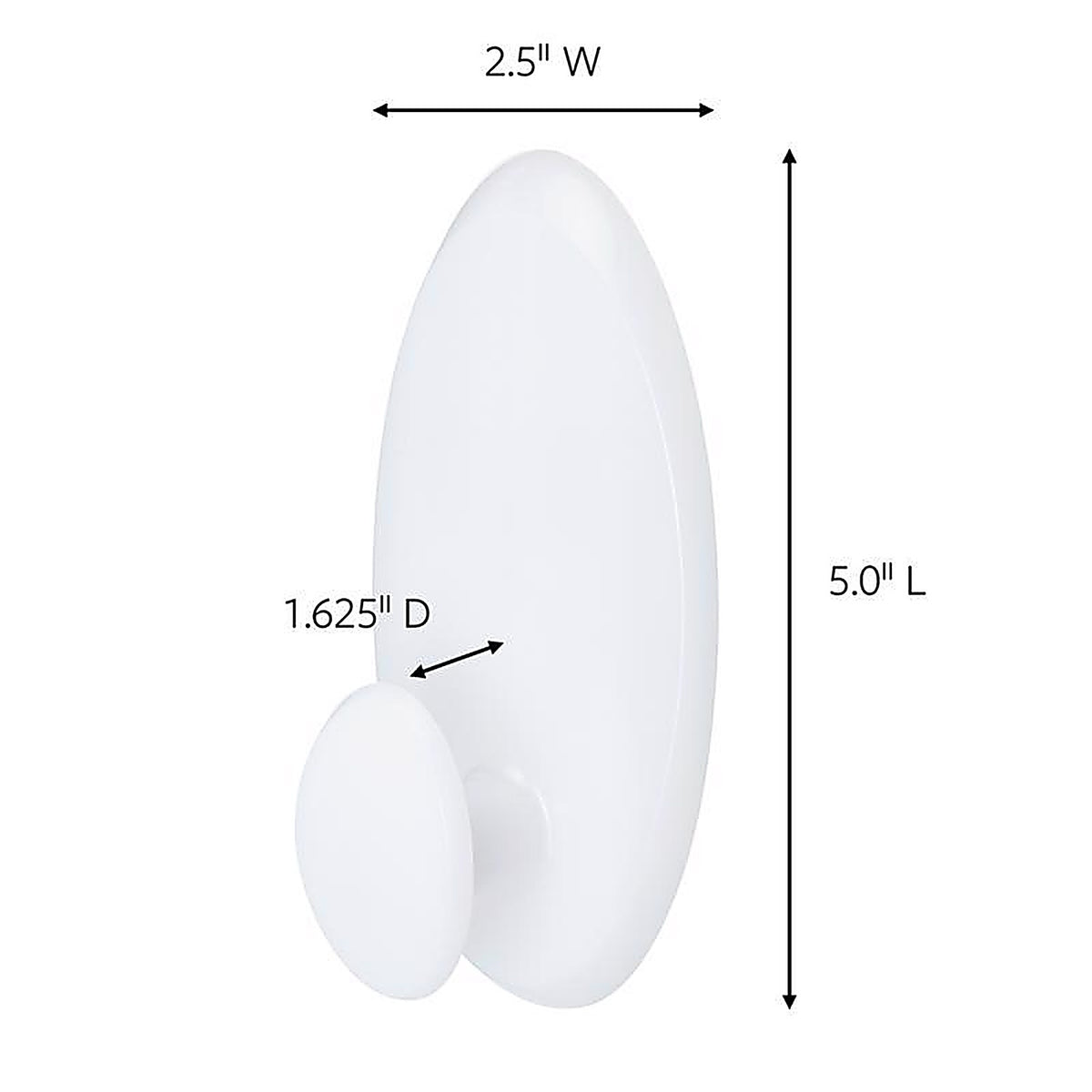 3M BATH19-ESF Command Frost White Plastic Caddy Hanger