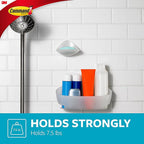 3M BATH11-ESF Command 4.75 in. H X 4.625 in. W X 11.375 in. L Shower Caddy