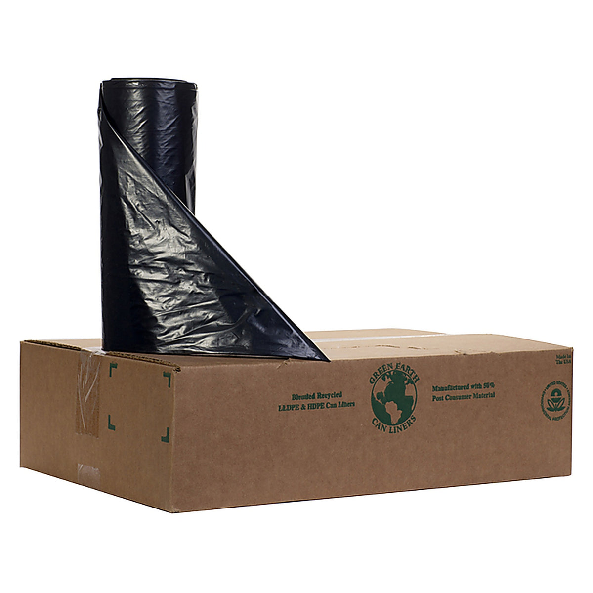 Noramco RT-4047-XXH T-Series 45 gal. Trash Can Liners Twist Tie 100/Pack