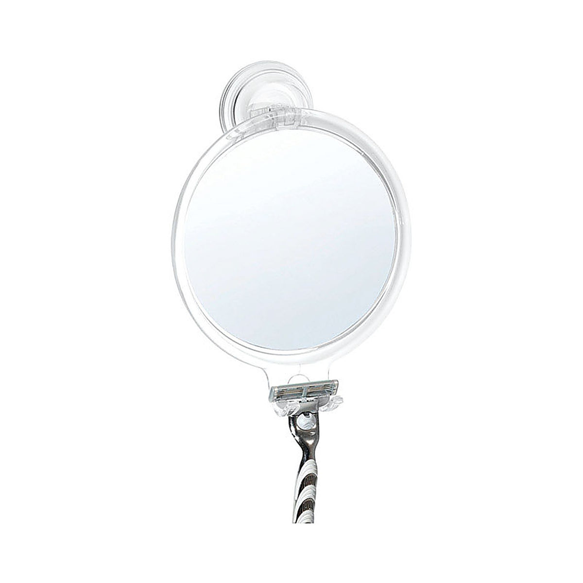 InterDesign 52120 Clear Plastic Shower Mirror