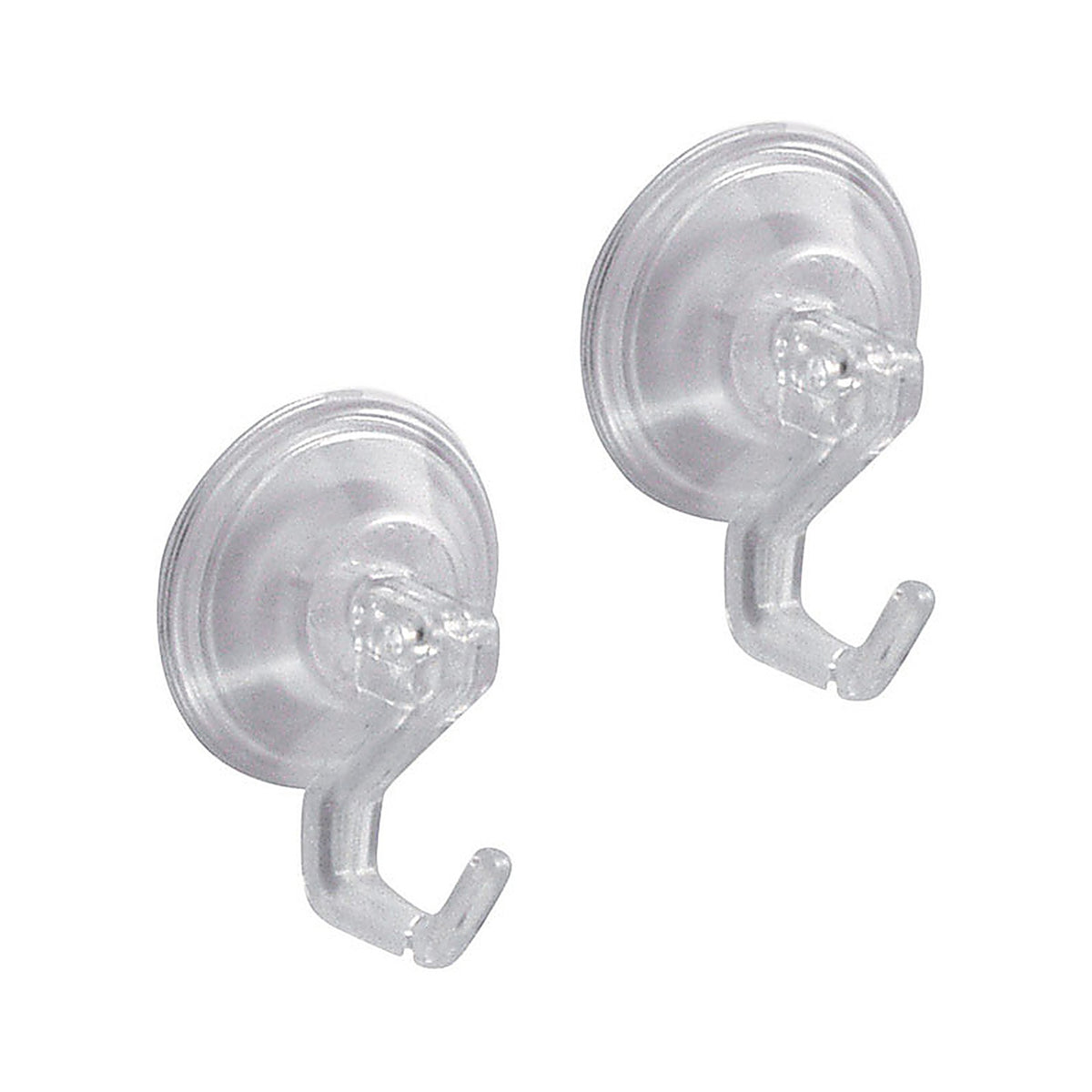 InterDesign 52820 2.8 in. H x 2 in. W x 2 in. L Clear Robe Hook