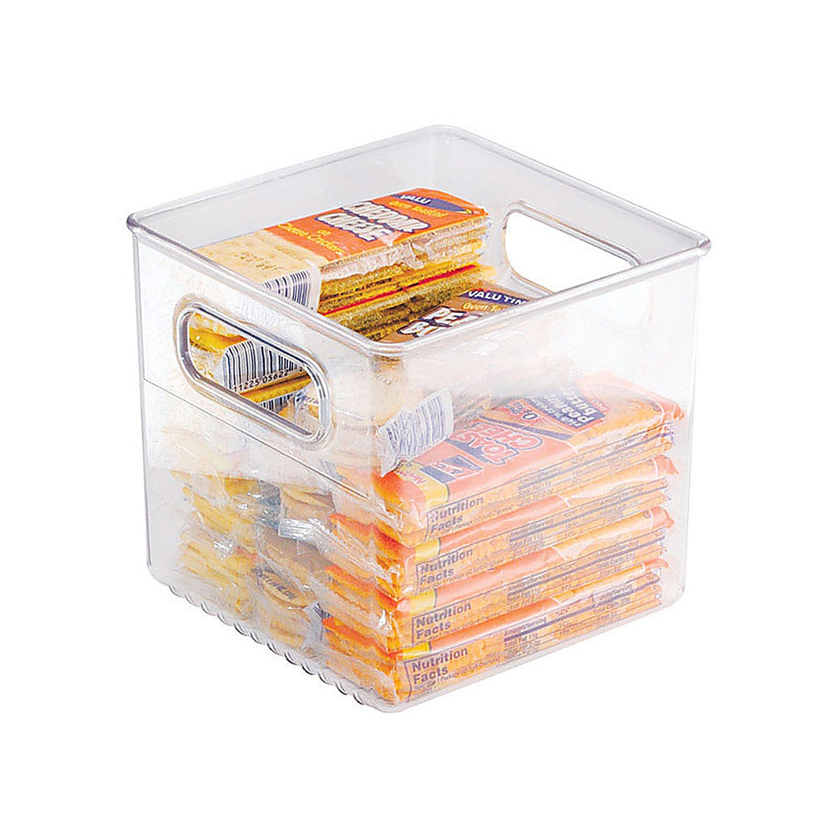 Idesign - 71530 - 0.13 CU Ft Clear Storage Bin 6 In. H X 6 In. W X 6 In. D