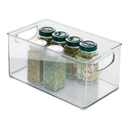 InterDesign 64530 6 in. H x 5 in. W x 10 in. D Stackable Storage Bin