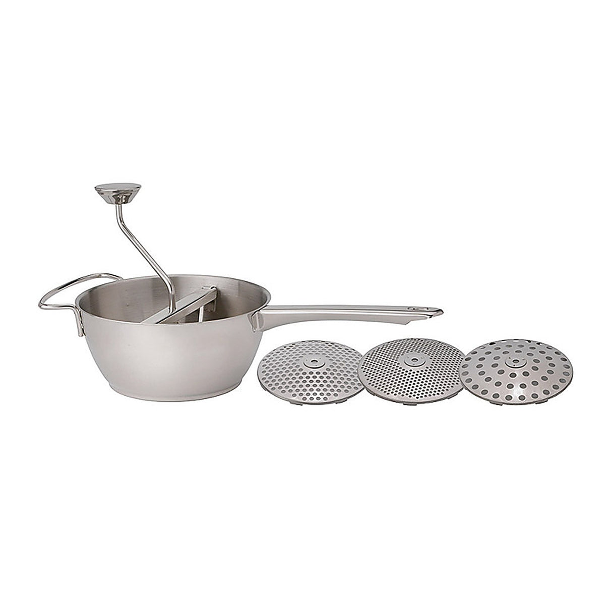 Harold Import 4603 20 oz. Silver Stainless Steel Food Mill