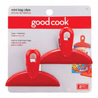 Good Cook 11991 3-1/4 in. L Red Plastic Mini Bag Clip