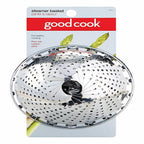 Good Cook 24972 Silver Stainless Steel Steamer Basket