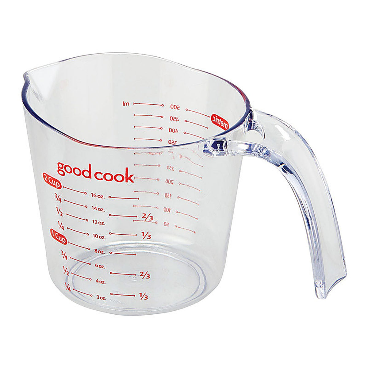 Good Cook - 19864 - Plastic Clear Measuring Cup