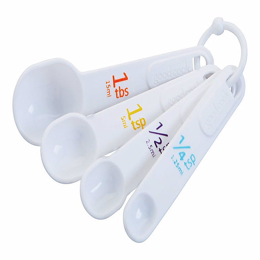Good Cook - 19865 - Plastic White Measuring Spoon