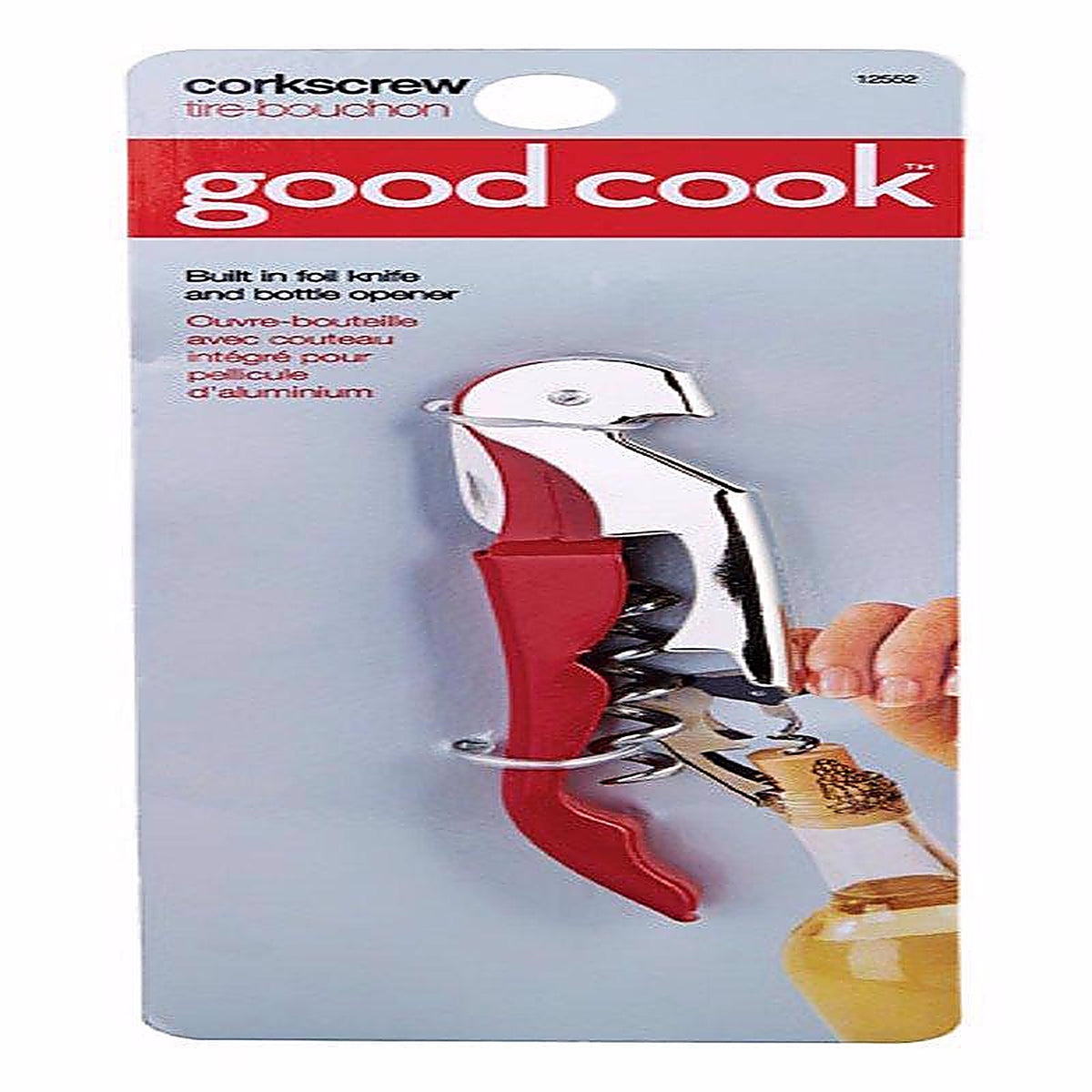 Good Cook 12552 Black Ceramic/Metal Corkscrew
