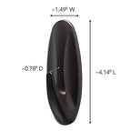 3M 17083BZ-AWES Large Plastic Designer Hook 4-1/8 in. L 1/Pack