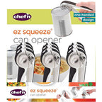 Chefn 102-160-077 EZSqueeze Assorted Stainless Steel Manual Can Opener