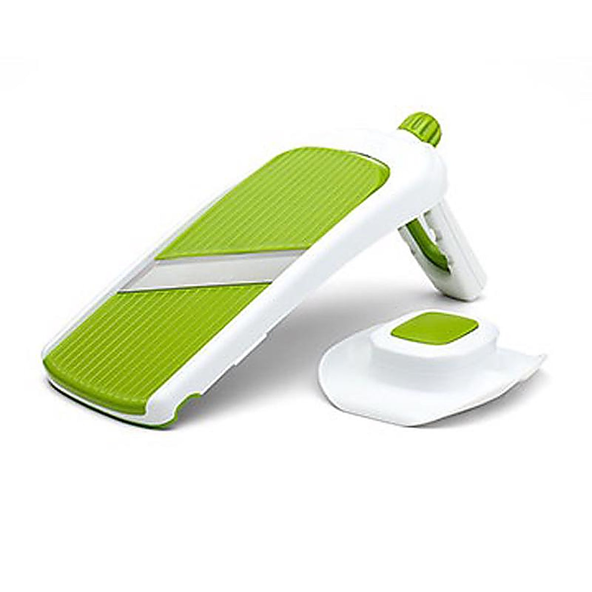 Chefn 102-824-120 4-3/8in. W x 9in. L Green/White Plastic/Stainless Steel Hand-Held Mandoline