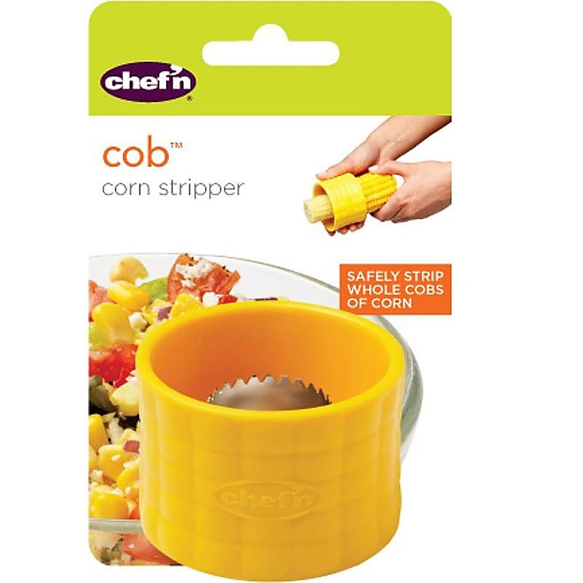 Chefn - 102-812-017 - Yellow Plastic Corn Stripper