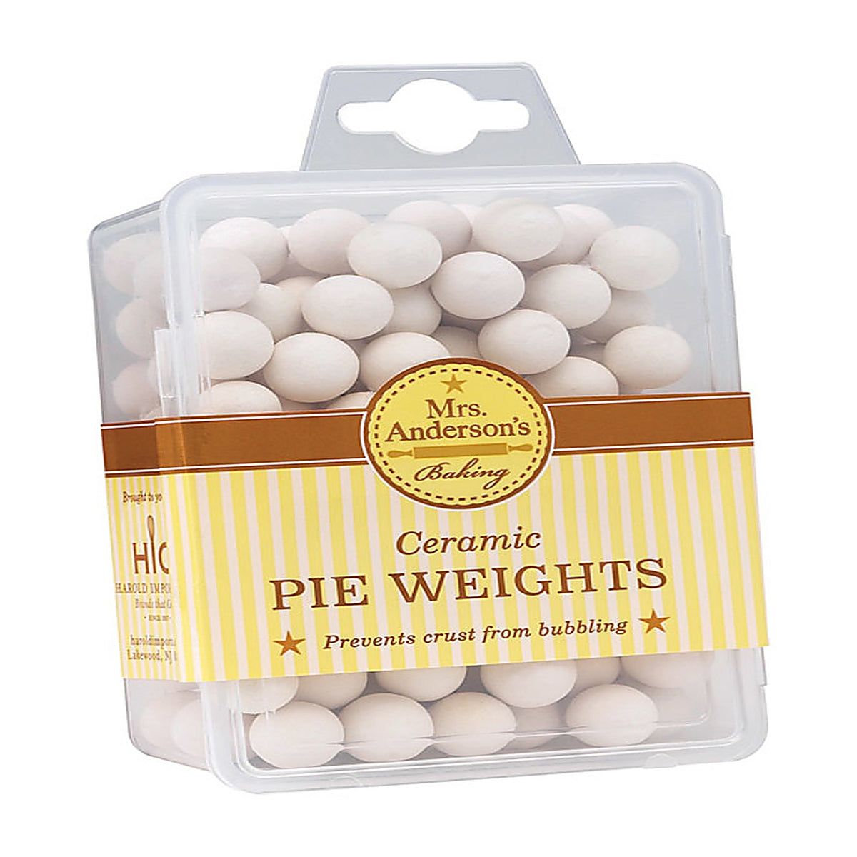 Harold Import 108 White Ceramic Baking Pie Weights