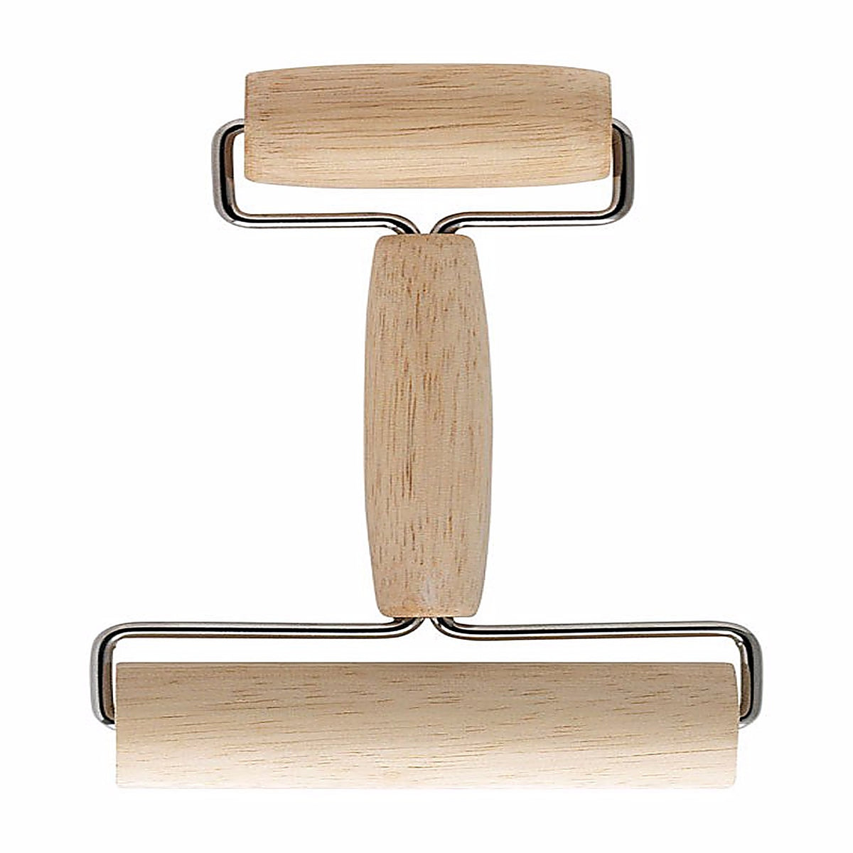 Harold Import 43679 7 in. L x 4.5 in. Dia. Wood Double Dough Roller