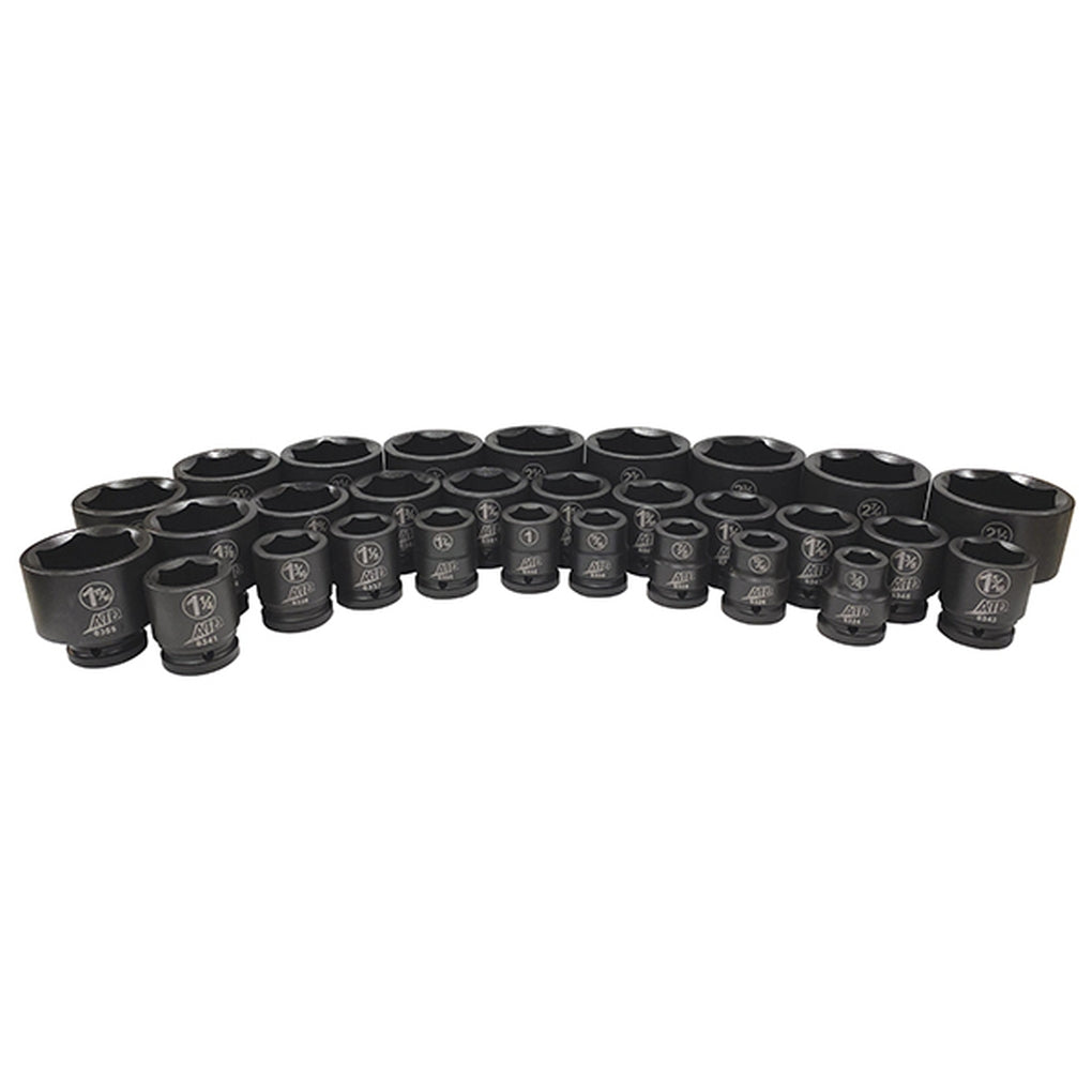 ATD - 63129 - 29-Piece 3/4 Drive 6 Point SAE Impact Socket Set