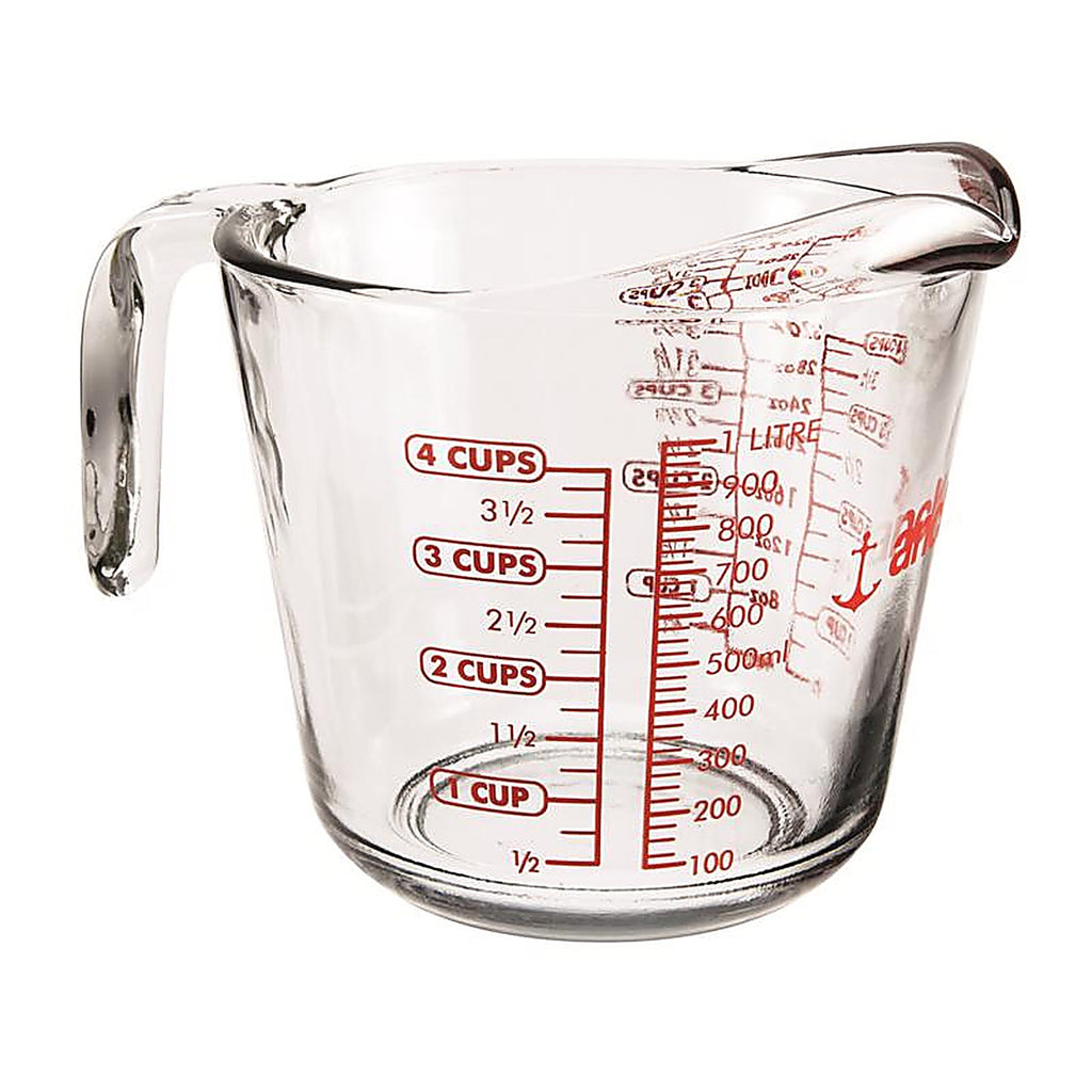 Anchor Hocking - 55178L24 - 4 Cups Glass Clear Measuring Cup