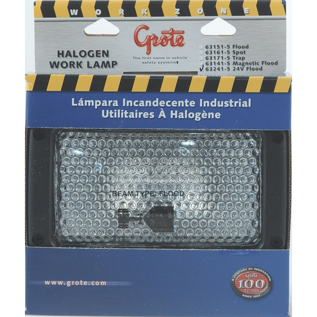 Grote 63241-5 Clear Rectangular Halogen Flood Lamp
