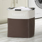 Whitmor - 6205-2465-JAVA - Brown Polyester Collapsible Hamper