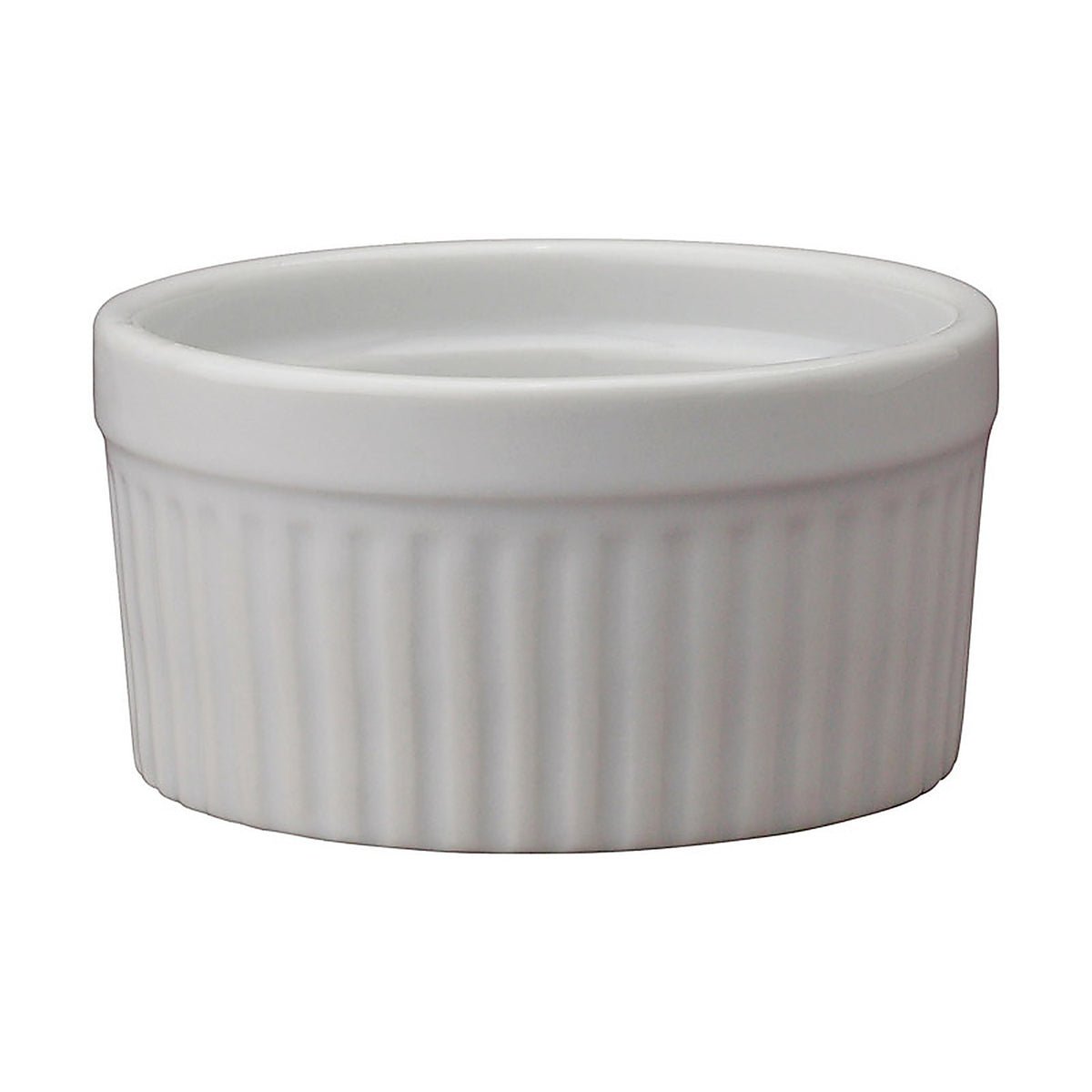 Harold Import - 98006 - 4 In. W X 4 In. L 4 In. Souffle Dish White