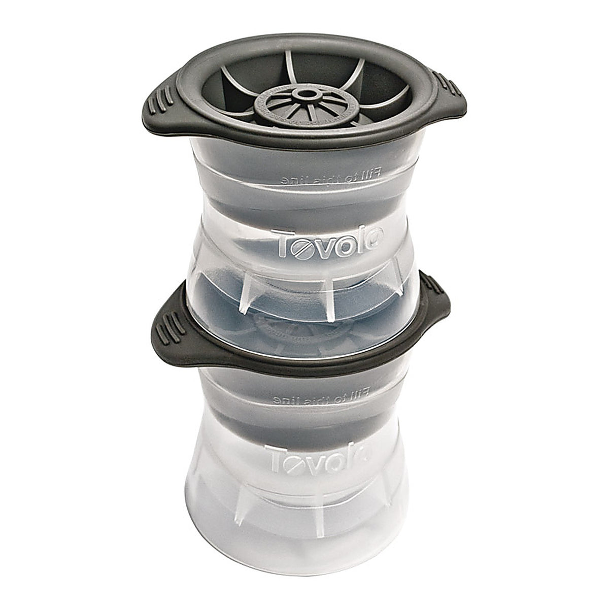 Tovolo 80-9697 2.5 in. W X 2.5 in. L Clear/Gray Silicone/Polypropylene Sphere Ice Molds