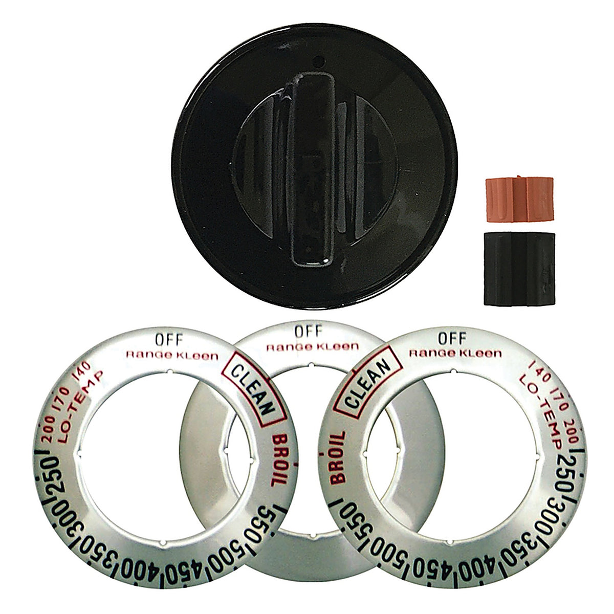 Range Kleen 8211 Plastic Replacement Knob Kit