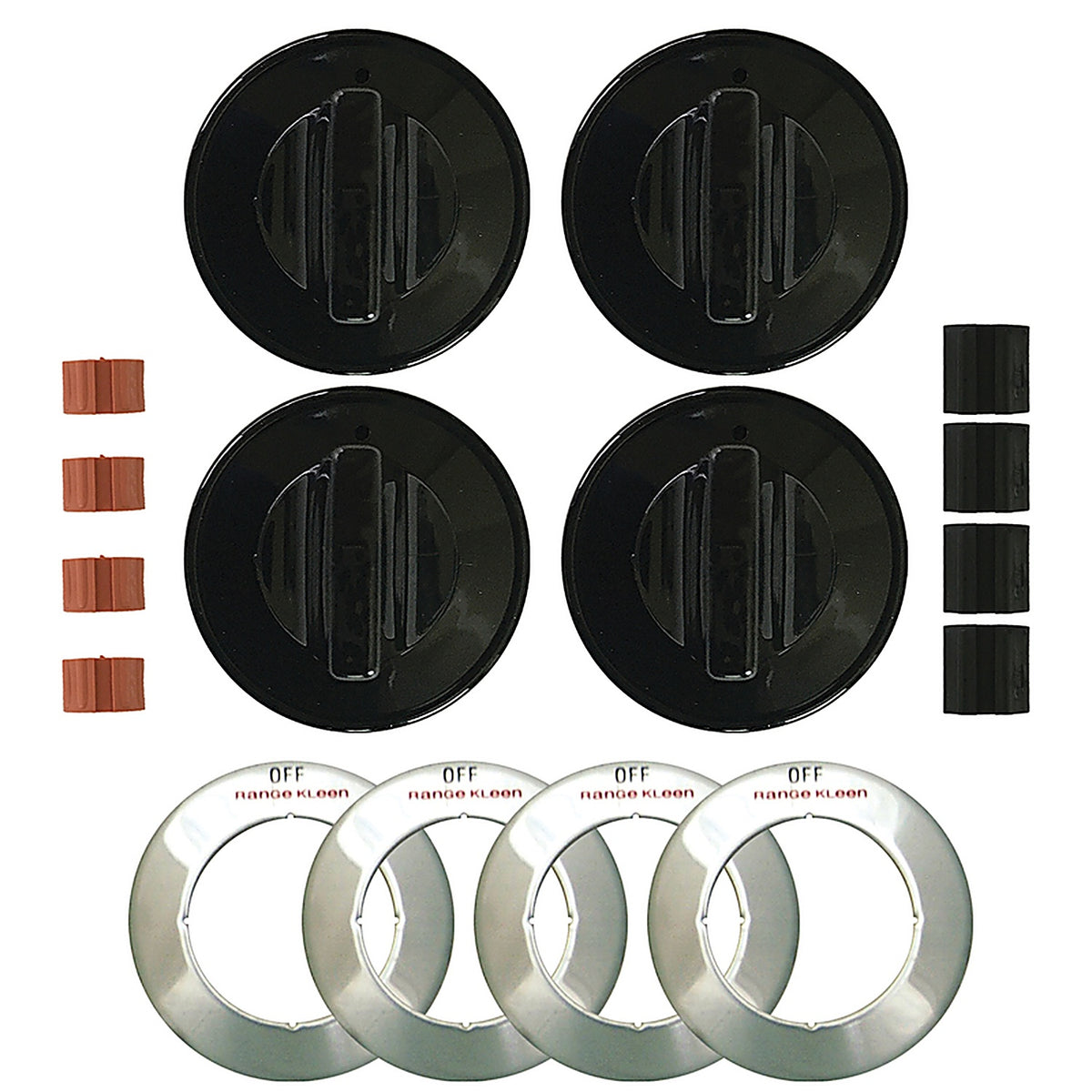 Range Kleen 8214 Plastic Replacement Knob Kit