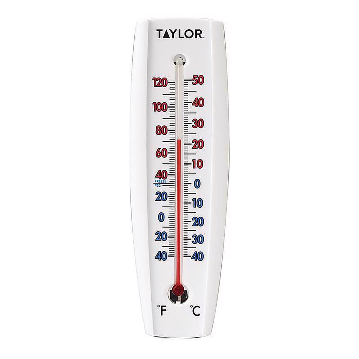 Taylor 5154 Tube Thermometer Plastic White