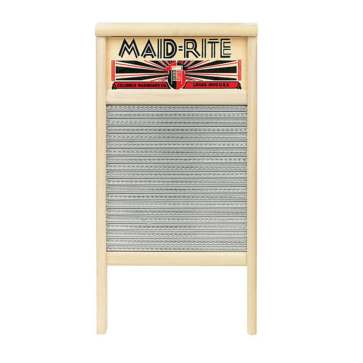 Maid-Rite - 2072 - 12-7/16 In. W X 23.75 In. L Metal Scrub Surface Washboard
