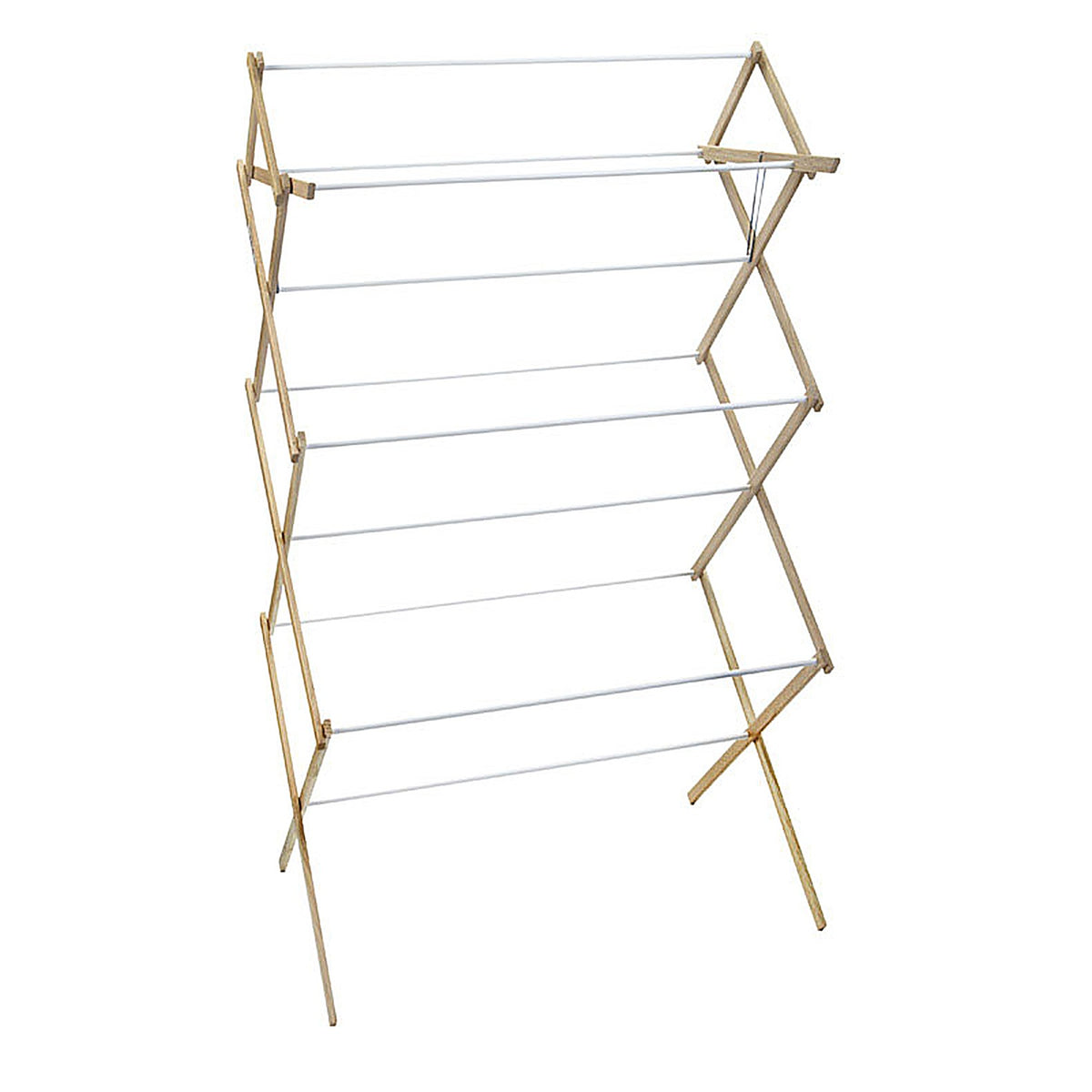 Madison Mill - 8 - 52.5 In. H X 29.5 In. W X 18.25 In. D Wood Accordian Collapsible Clothes Drying Rack