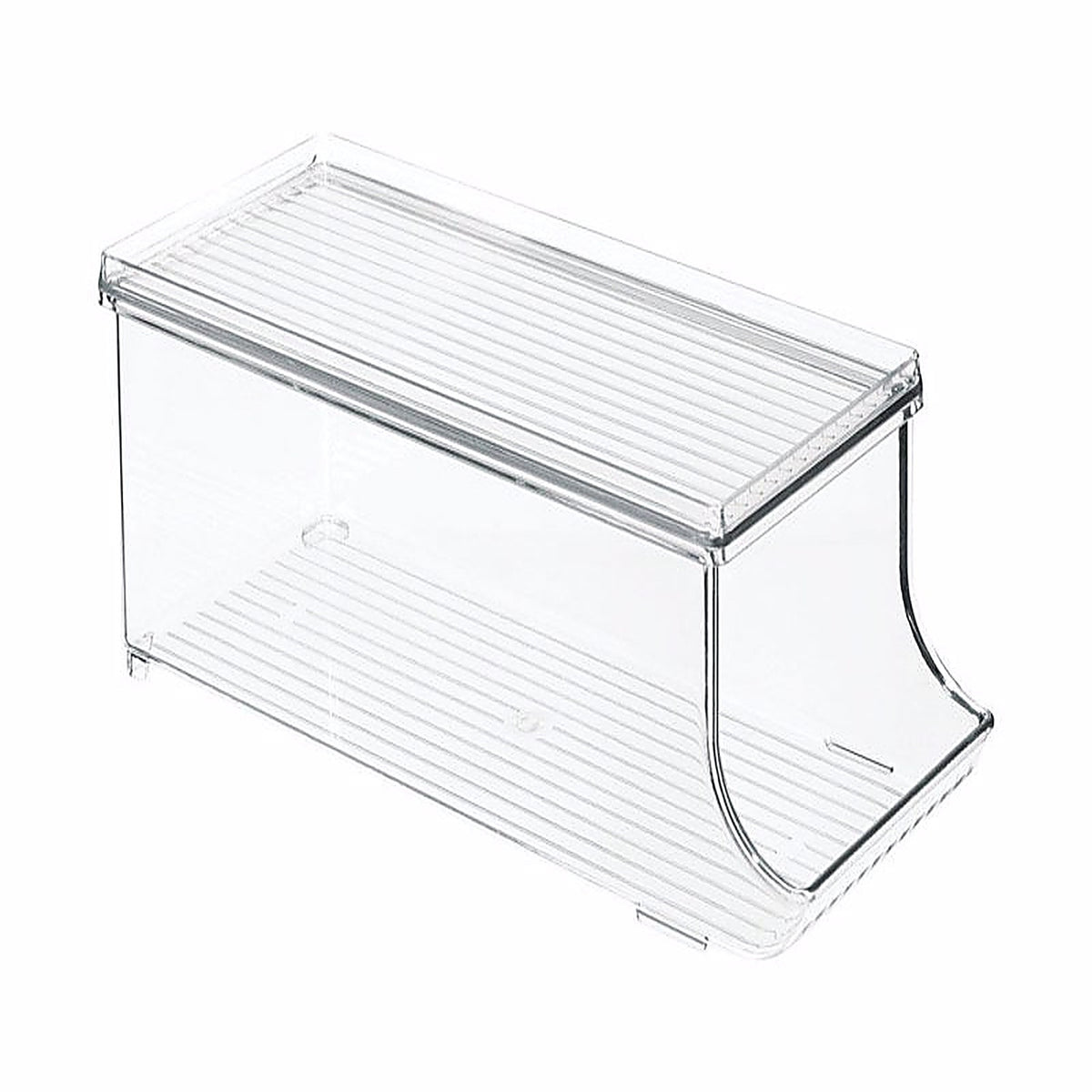 InterDesign 70938 5-3/4 in. H x 13-3/4 in. W x 5-3/4 in. L Clear Soda Can Organizer