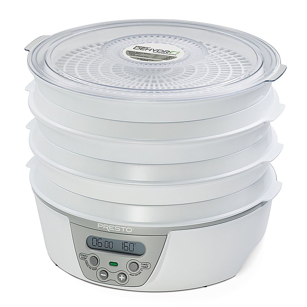 Presto 06301 Semi-Gloss White 12 qt Food Dehydrator