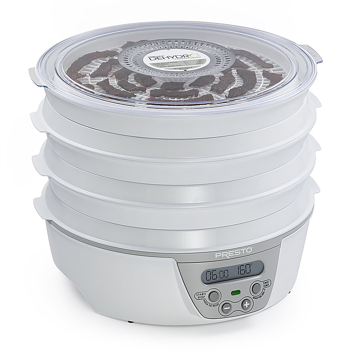 Presto 06301 Semi-Gloss White 12 qt Food Dehydrator