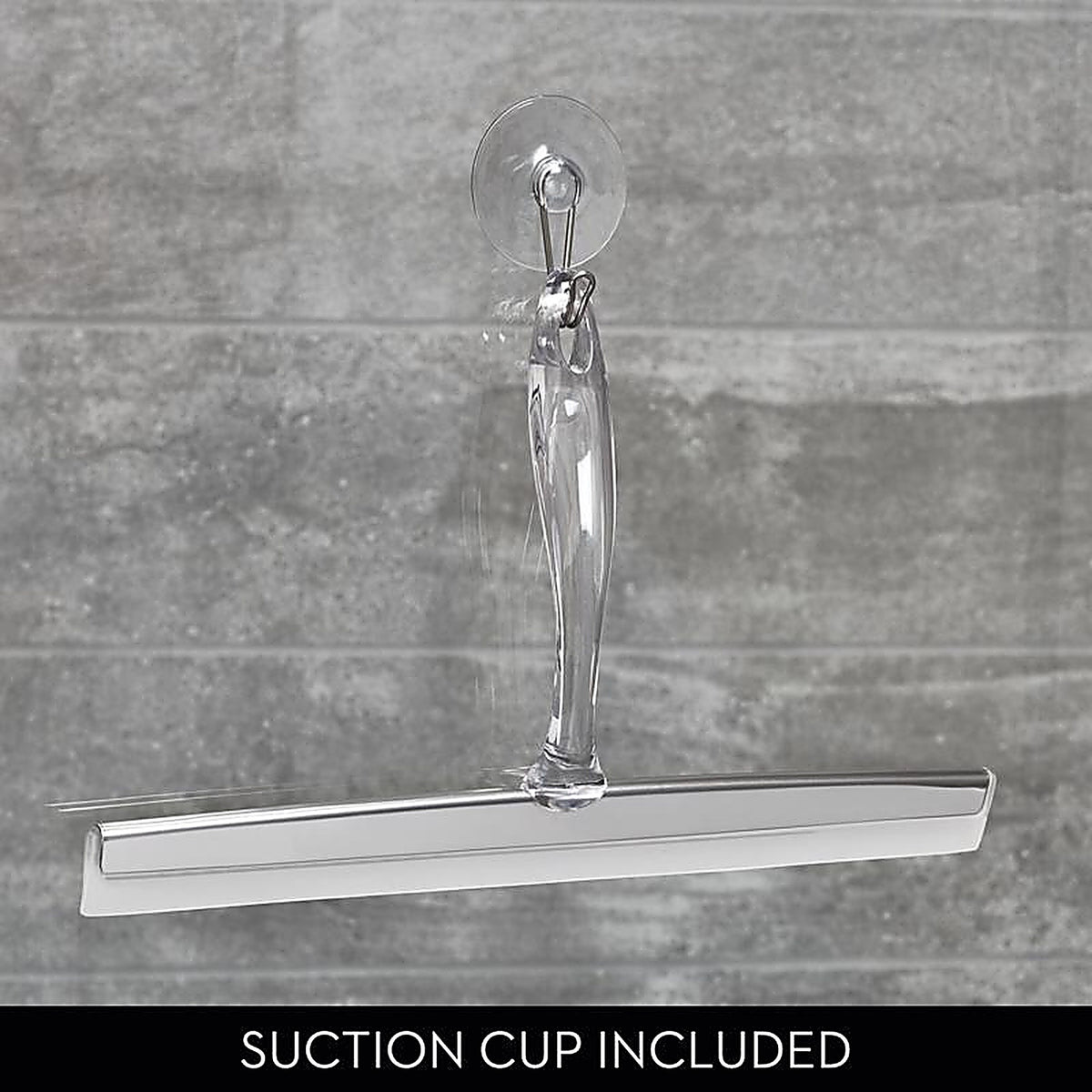 Idesign - 58740 - Zia 12 In. Stainless Steel Shower Squeegee